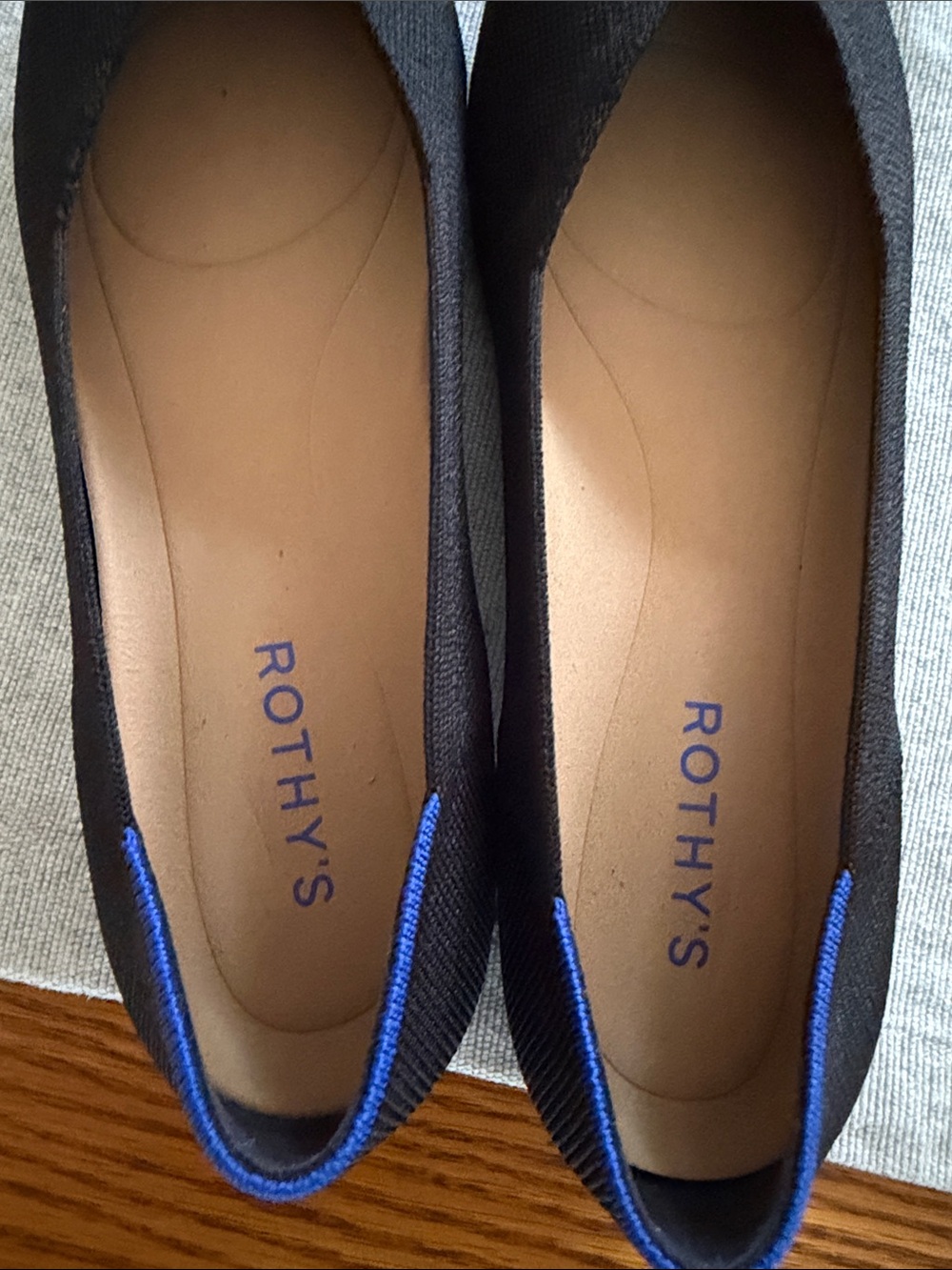 Rothy’s Women’s Black Ballet Flats Size 9.5 - Picture 3 of 4
